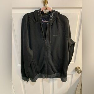 Calvin Klein Jeans hooded zip up jacket size XL